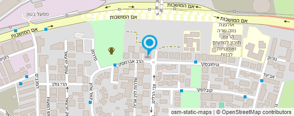 מפת הגעה אל חזקיהו הרב משה