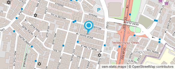 מפת הגעה אל אולמן הרב שלמה זלמן