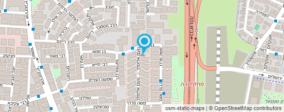 מפת הגעה אל קליין הרב משה שאול