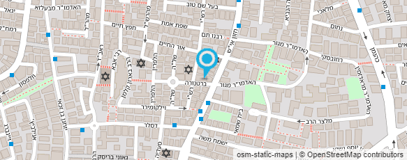 מפת הגעה אל בן שמעון הרב מסעוד