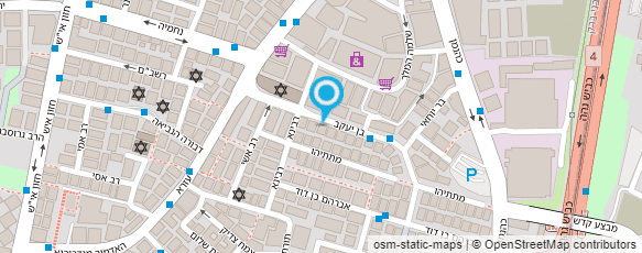 מפת הגעה אל בבצ'יק הרב בן ציון