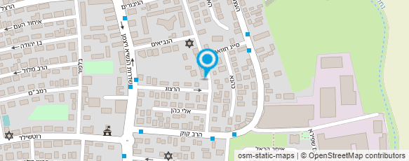 מפת הגעה אל רהיטי קיסר