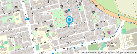 מפת הגעה אל דוד שרה - תיאטרון בובות