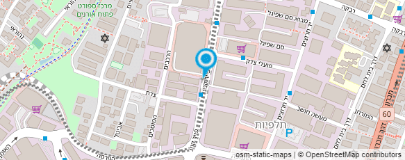 מפת הגעה אל מכון רנטגן - מרפאת מתר