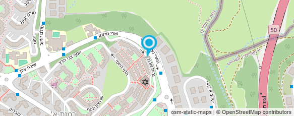 מפת הגעה אל עוקץ ירושלים