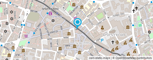 מפת הגעה אל אייזנשטיין ישראל - אופטיקה עיניים