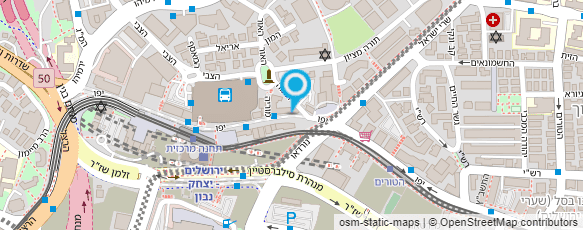 מפת הגעה אל מוניות העיר בית-שמש 93 בע"מ