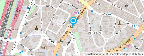 מפת הגעה אל טלעד אולפני ירושלים בע"מ