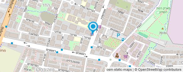 מפת הגעה אל בן חנוך- ש.ל. פרסומאים