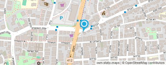 מפת הגעה אל סלון רונית