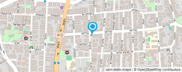 מפת הגעה אל הפרי והירק יוסי ישר