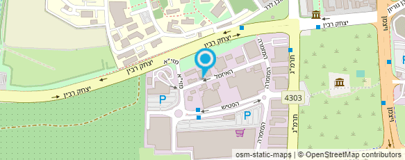 מפת הגעה אל י.ח פרוייקטים בעבודות עץ