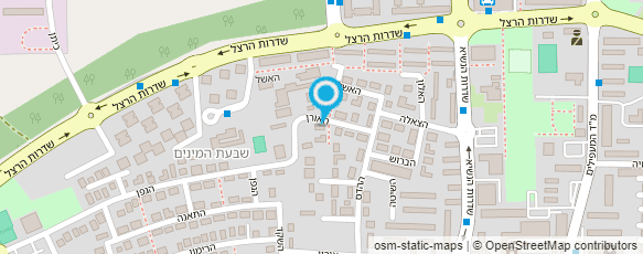 מפת הגעה אל קונסרבטוריון עירוני