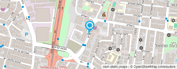 מפת הגעה אל י.ב.מ. גלובל סרוויס בע"מ