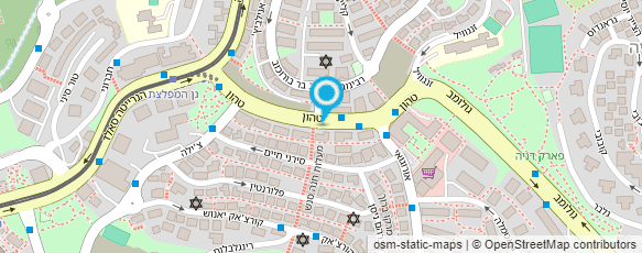 מפת הגעה אל המספרה של שרה