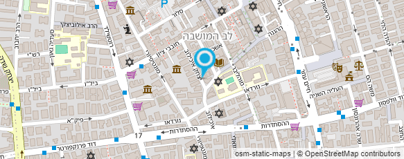 מפת הגעה אל ד"ר רוזנברג יצחק