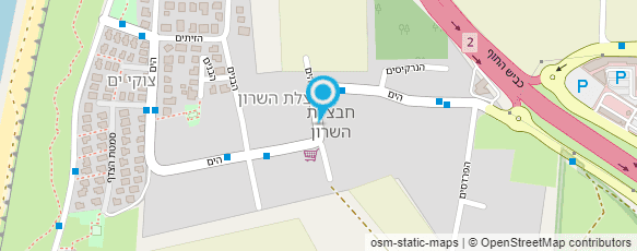 מפת הגעה אל ביה"ח הוטרינרי בחבצלת השרון