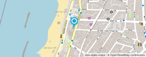 מפת הגעה אל מגדל המלך דוד