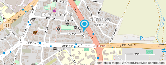 מפת הגעה אל הלל לדרמן