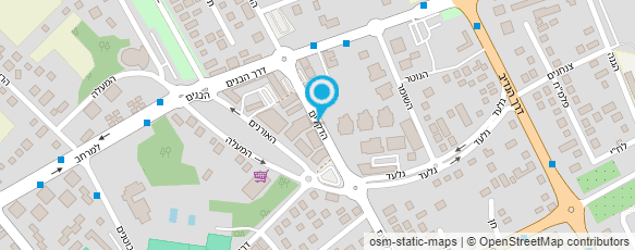 מפת הגעה אל בנק מזרחי טפחות