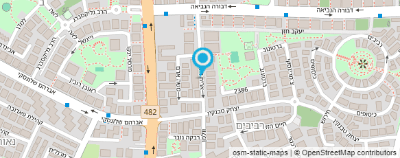 מפת הגעה אל מועדון ברידג'  אביבים