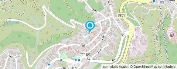 מפת הגעה אל גני אורה