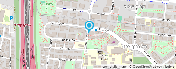 מפת הגעה אל החוג הישראלי לכלבי הגנה והצלה