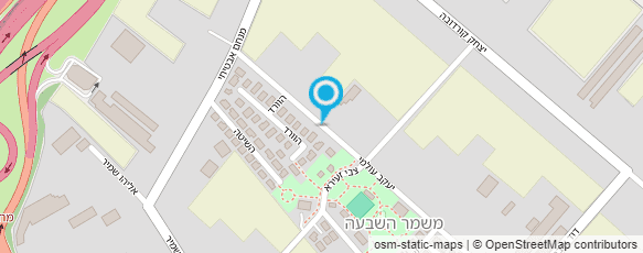 מפת הגעה אל י.ש - יוסי שומר