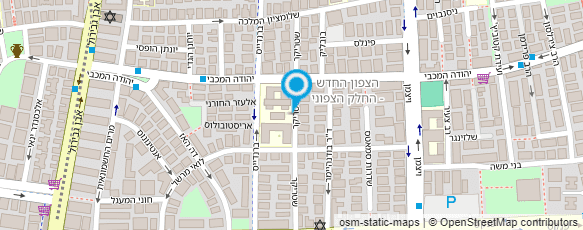 מפת הגעה אל אודיטוריום הקונסרבטוריון למוסיקה