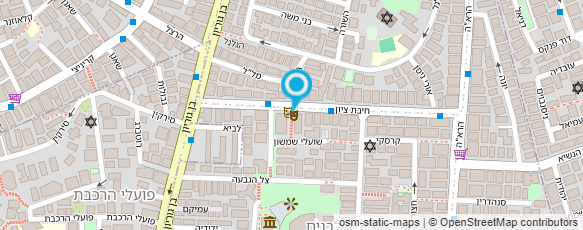 מפת הגעה אל תיאטרון ר"ג ע"ש אולב