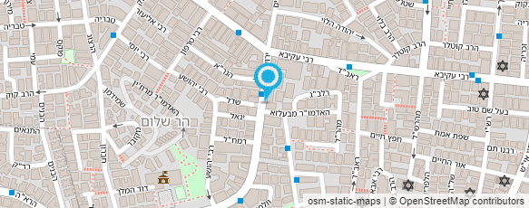 מפת הגעה אל אופנת דוד החייט מפת הגעה אל אופנת דוד החייט