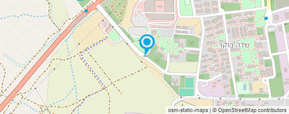 מפת הגעה אל בן גוריון-חויה ארקולית