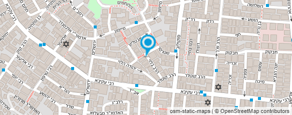 מפת הגעה אל ד"ר מוטוסל מנשה