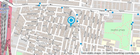 מפת הגעה אל סטודיו לאומנויות התיאטרון יורם לוינשטיין