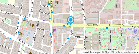 מפת הגעה אל התאחדות האכרים בישראל