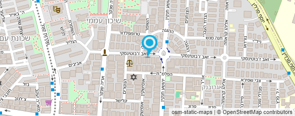 מפת הגעה אל סטודיו אנה