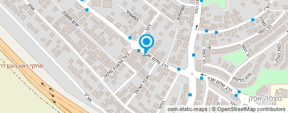 מפת הגעה אל מכבסת העיר