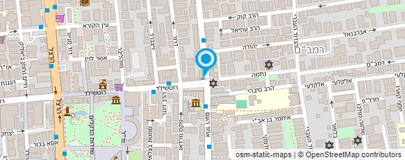 מפת הגעה אל מרכז העוגיות