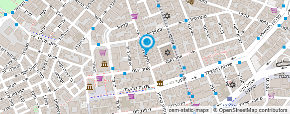 מפת הגעה אל פמינה (מנדלוביץ) בית מסחר ליבוא בדים בע"מ