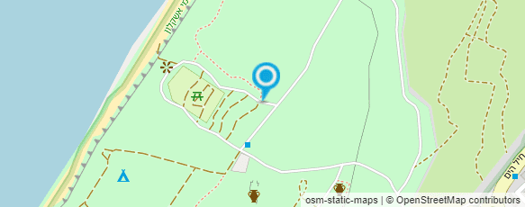 מפת הגעה אל גן לאומי אשקלון