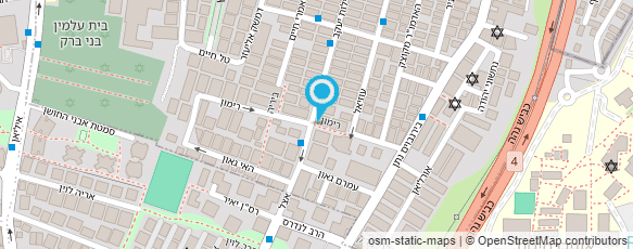 מפת הגעה אל ישיבת משכן שמעון