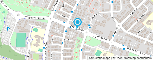 מפת הגעה אל הספריה הציבורית נתיבות