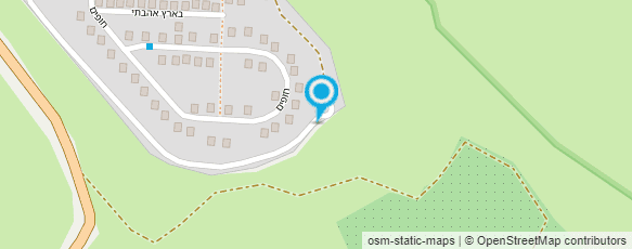 מפת הגעה אל בקתות עץ ואבן-רחלי