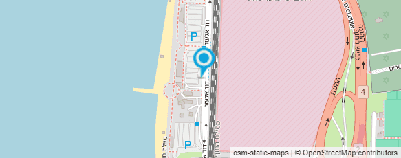 מפת הגעה אל חוף הכרמל נופש ותיירות 89 בע"מ