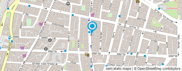 מפת הגעה אל ברנינה תל אביב