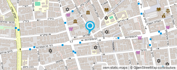 מפת הגעה אל שטרן הרב דניאל