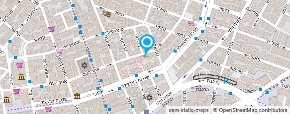 מפת הגעה אל גלריה נגא