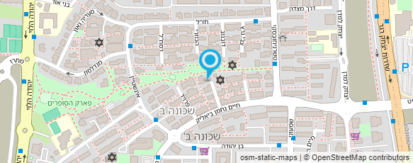 מפת הגעה אל גן איריס