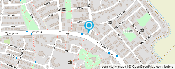 מפת הגעה אל עיצוב שיער ז'אן