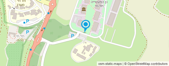 מפת הגעה אל מוזיאון תל חי-המוזיאון הפתוח לצילום